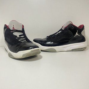 Nike Air Jordan Max Aura 2 Black Cement Size 11 Mens Basketball Shoes Sneakers
